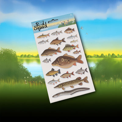  Rod Squad Children’s Book Fish Stickers